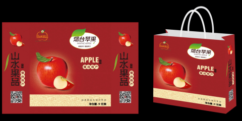 水果包裝盒效果圖